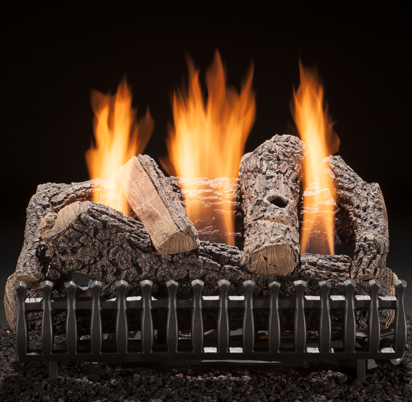 VFClassicOak Fireplace and Patio