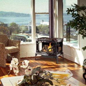 Greenfield Direct Vent Gas Stove by Lopi