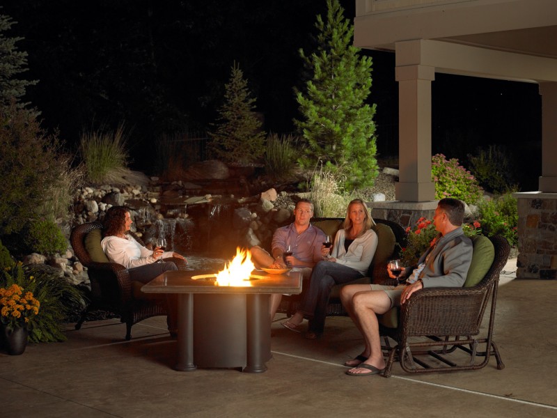 Outdoor Greatroom Company Fireplace and Patio