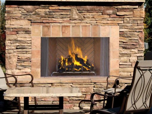 Oracle Outdoor Wood Burning Fireplace