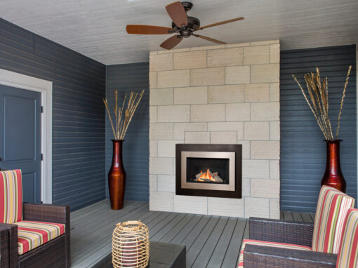 H4 Outdoor Gas Fireplace by Valor